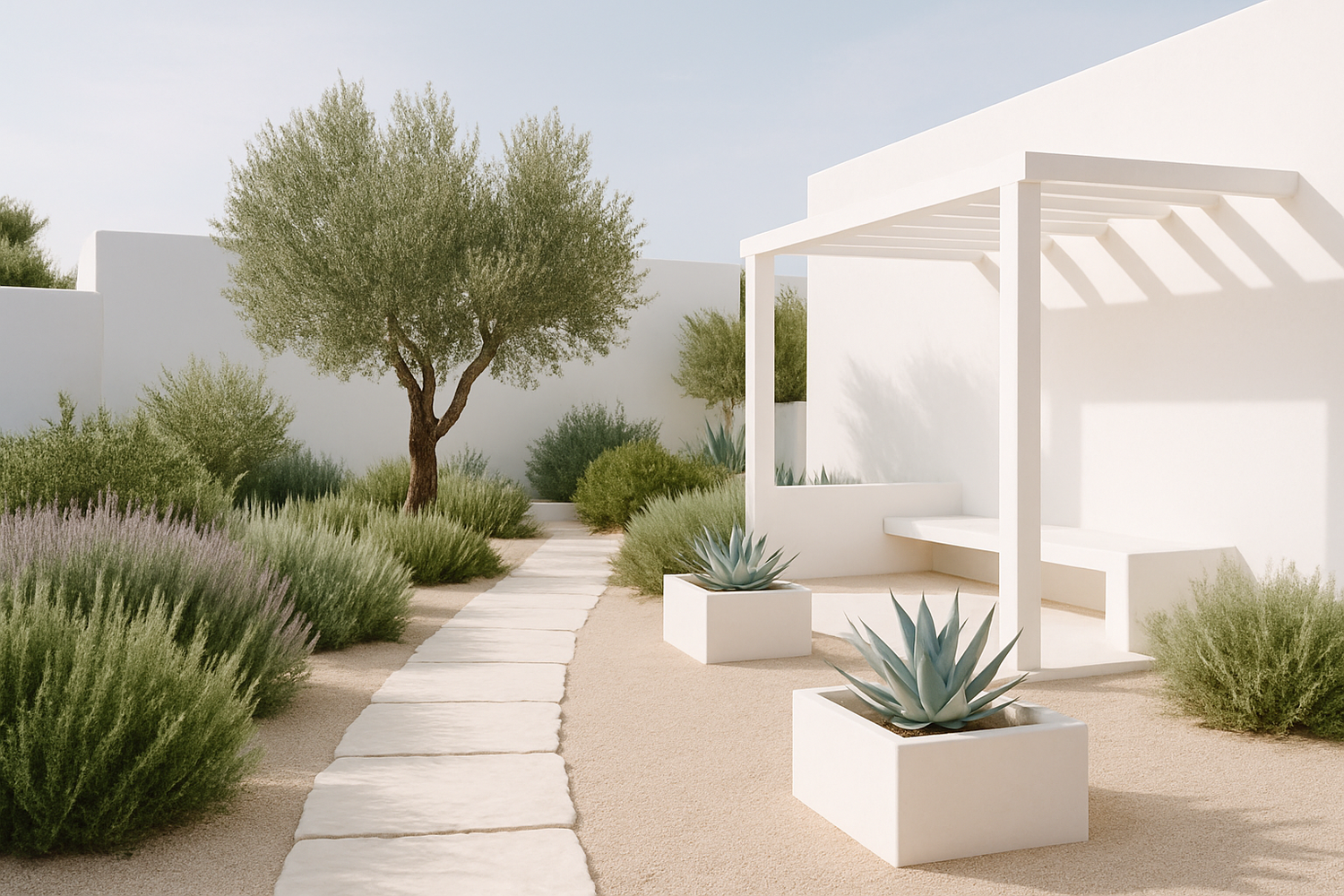 ibiza garden. Minimalist imagen
